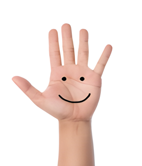 DŁOŃ - SYMBOL POMOCY A UŚMIECH OZNACZA RADOŚĆ DŁOŃ - SYMBOL POMOCY A UŚMIECH OZNACZA RADOŚĆ