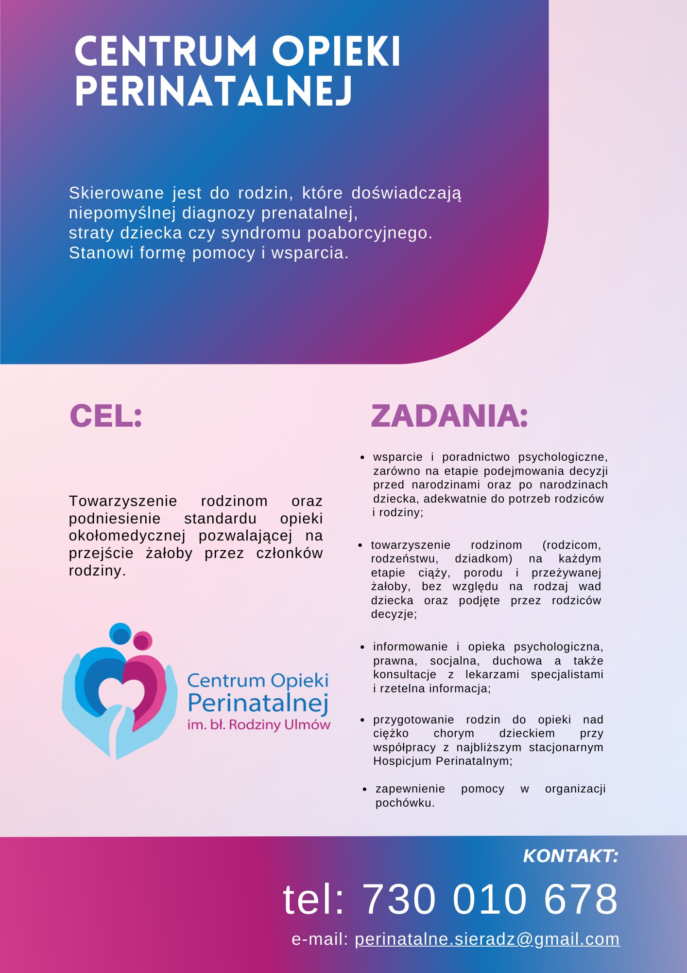 Centrum perinatalne - ulotka - strona 1 Centrum perinatalne - ulotka - strona 1