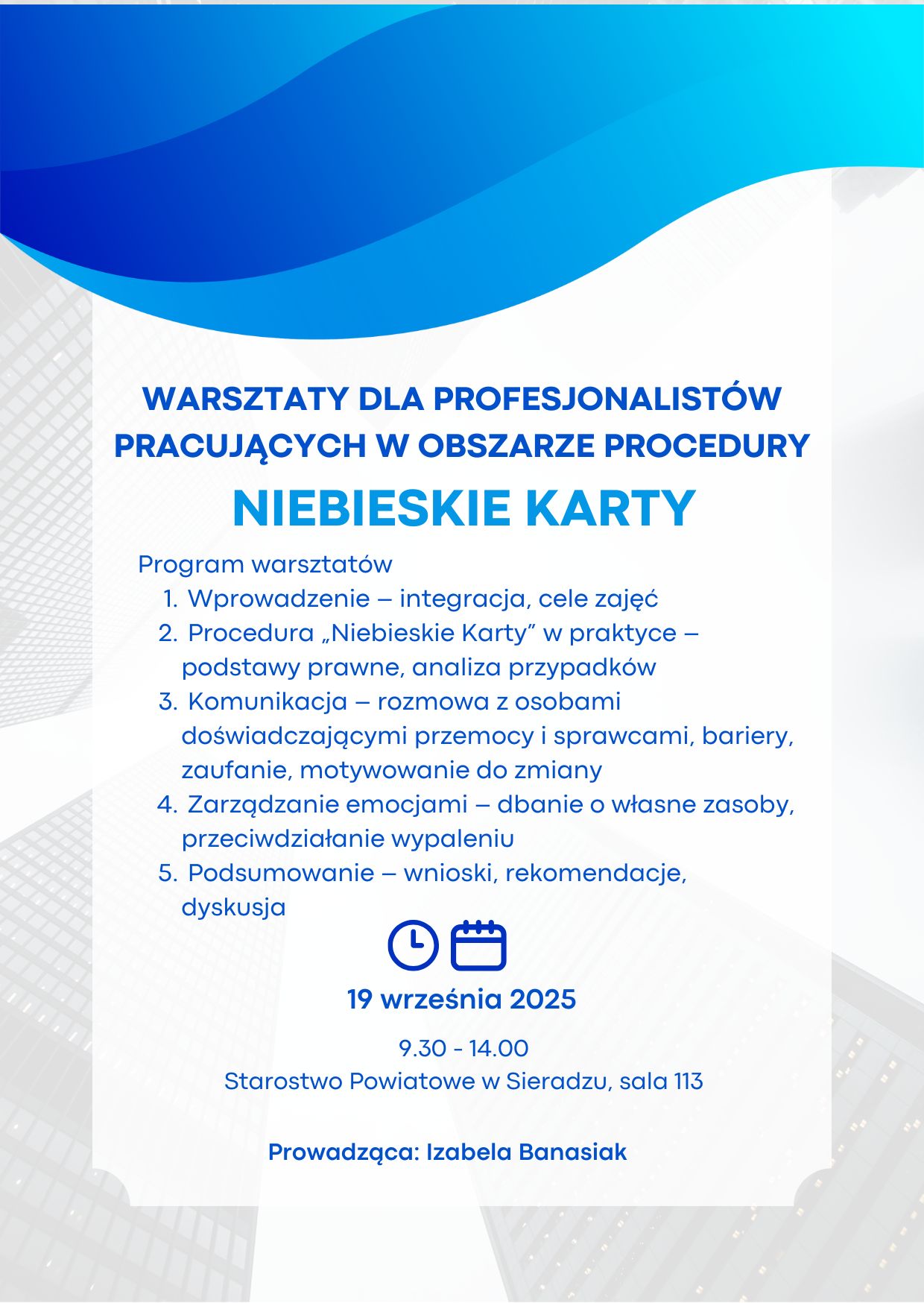 PLAKAT NK szkolenie